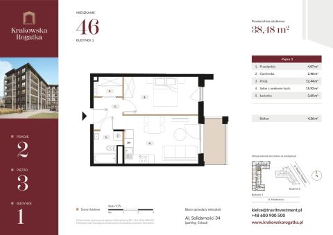 Sprzedaż Mieszkanie Miodowicza, Kielce