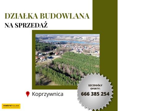 Sprzedaż Działka Jasińskiego, Koprzywnica, pow. sandomierski